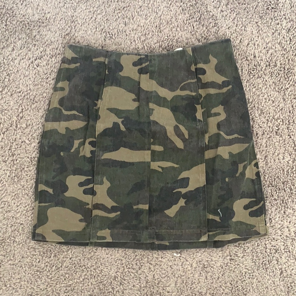 Camo Mini Skirt